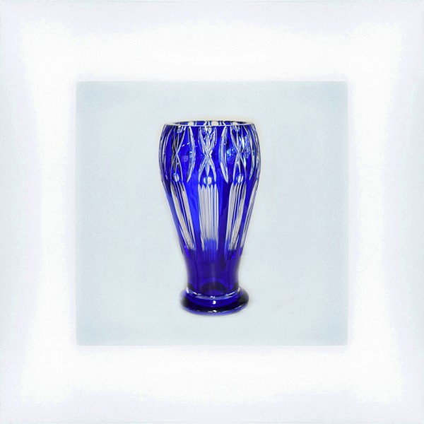 Vase "Mayence" bleu cobalt...