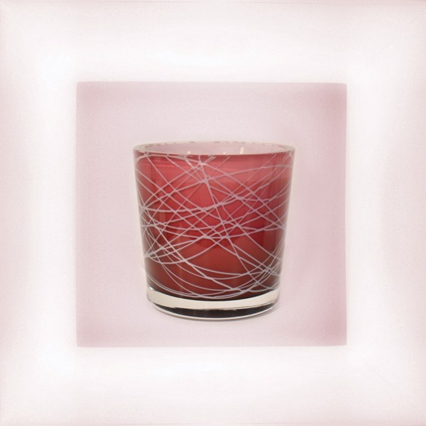 copy of Candle "Abstract" pink