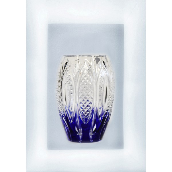PU Vase Aventin bleu cobalt
