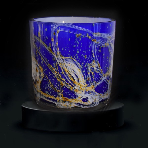 Bougie "Millenium" bleu cobalt