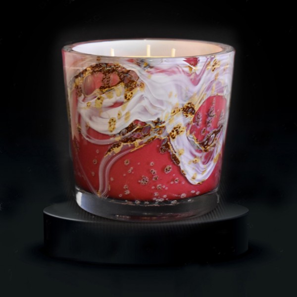 Candle "Millenium" pink