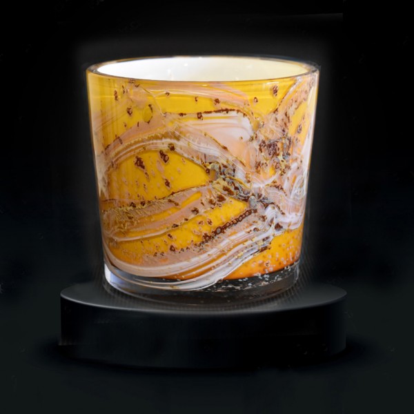 Candle "Millenium" gold topaze