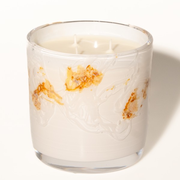 Candle "Millenium" white