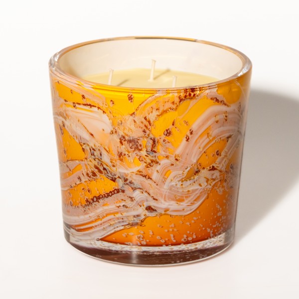 Candle "Millenium" gold topaze