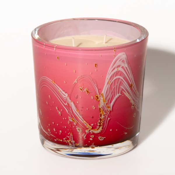 Candle "Millenium" pink