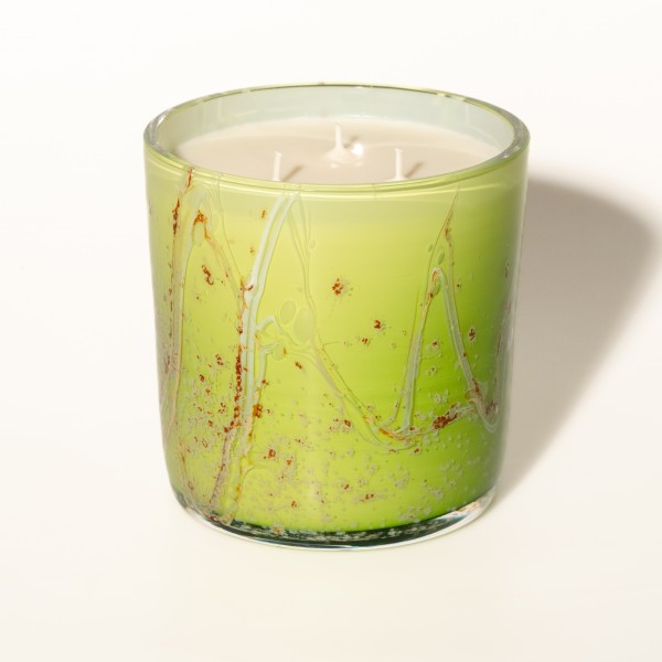 Bougie "Millenium" vert chine
